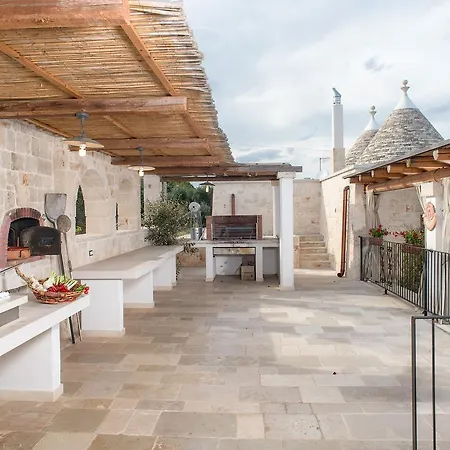 Luxury Trulli Ericla With A Pool 빌라